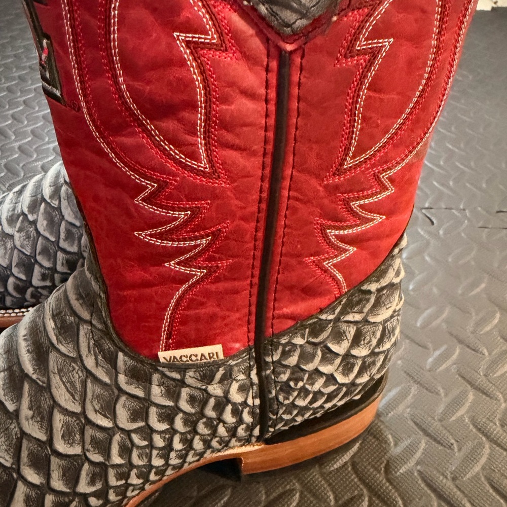 Vaccari University Texas Tech Python Genuine Leat… - image 13